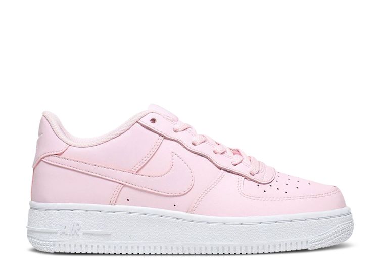 air force 1 trainers pink foam white metallic platinum