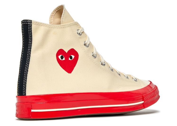 Comme Des Garçons Play X Chuck 70 High 'Pristine Red' - Converse ...