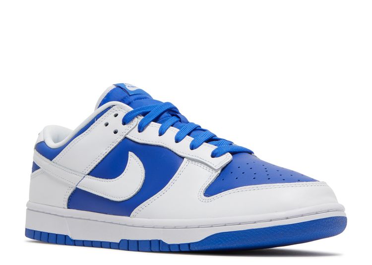 Nike Dunk Low Retro Racer Blue White Shoes DD1391-401 Men's