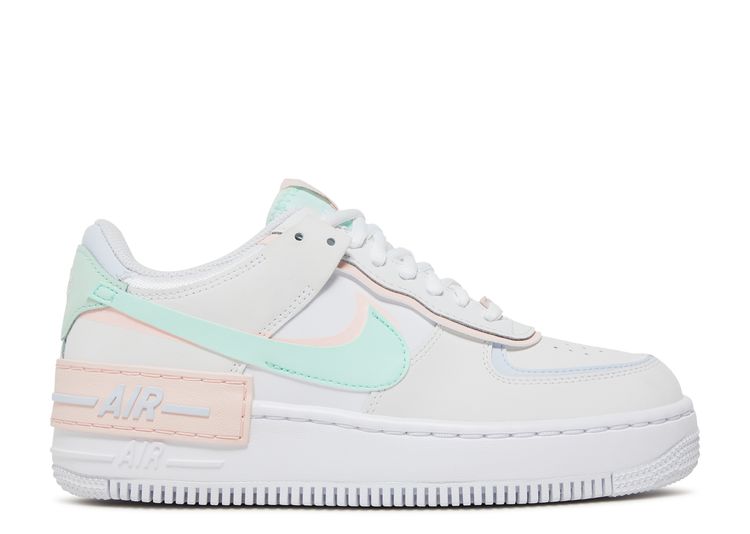 white and mint air force