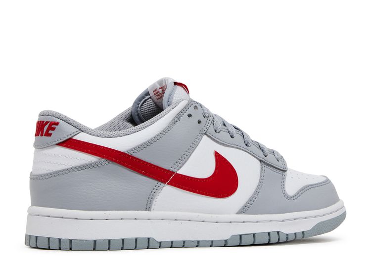 Dunk Low GS 'Grey Red' - Nike - DV7149 001 | Flight Club