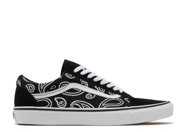 Old Skool 'Peace Paisley Black' - Vans - VN0A5KRFB0E - black/true white ...