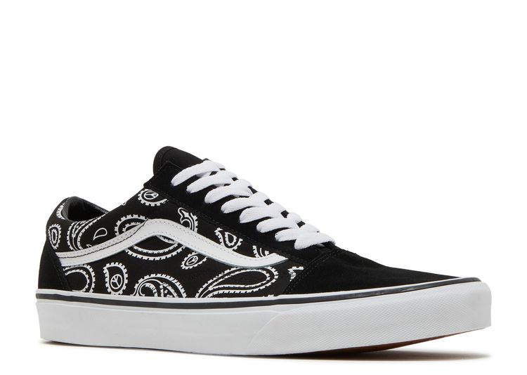 Old Skool 'Peace Paisley Black' - Vans - VN0A5KRFB0E - black/true white ...