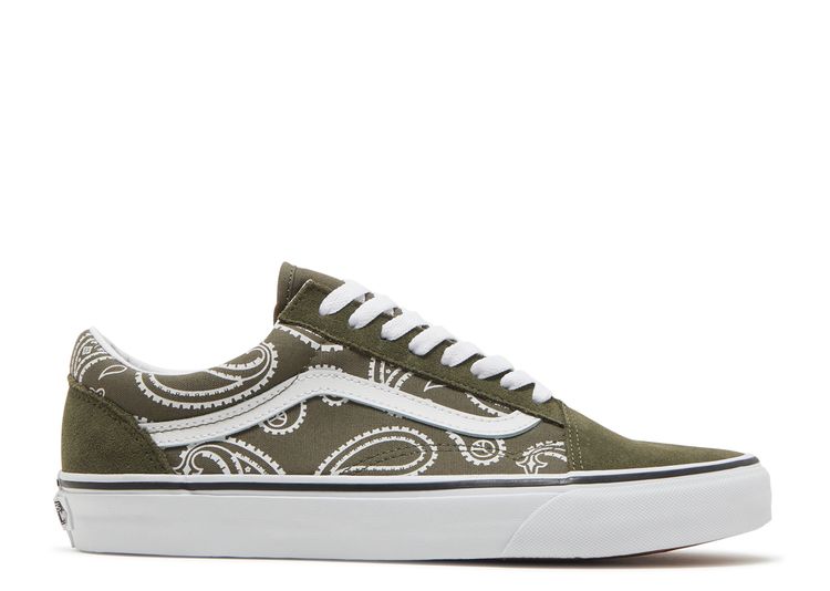 Old Skool 'Peace Paisley Grape Leaf' - Vans - VN0A5KRFB0F - grape leaf ...