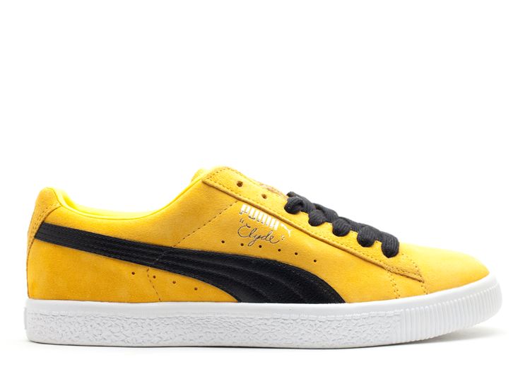 puma clyde black and yellow