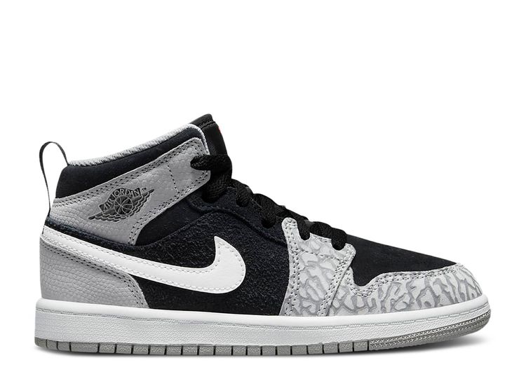 Air Jordan 1 Mid SE PS 'Elephant Toe'