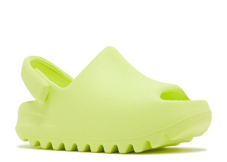 Yeezy Slide Infants Glow Green 2022