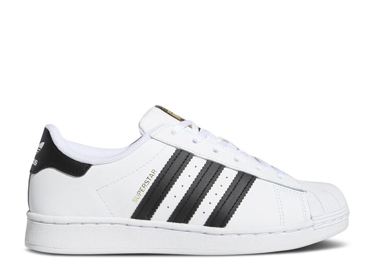 Superstar J 'White Black' - Adidas - FU7714 - cloud white/core black ...