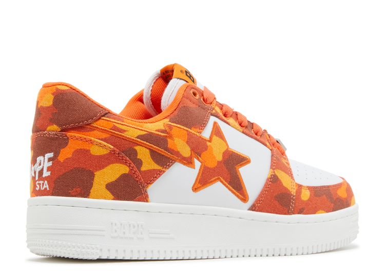 Heron Preston X Bapesta 'abc Camo Orange' - Bape - 1i23191904 Orng 