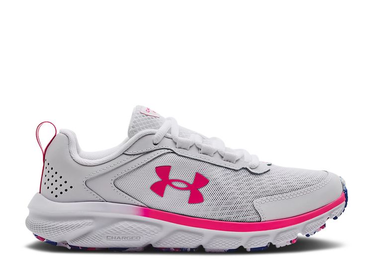 Wmns Charged Assert 9 Marble 'White Victory Blue' - Under Armour ...