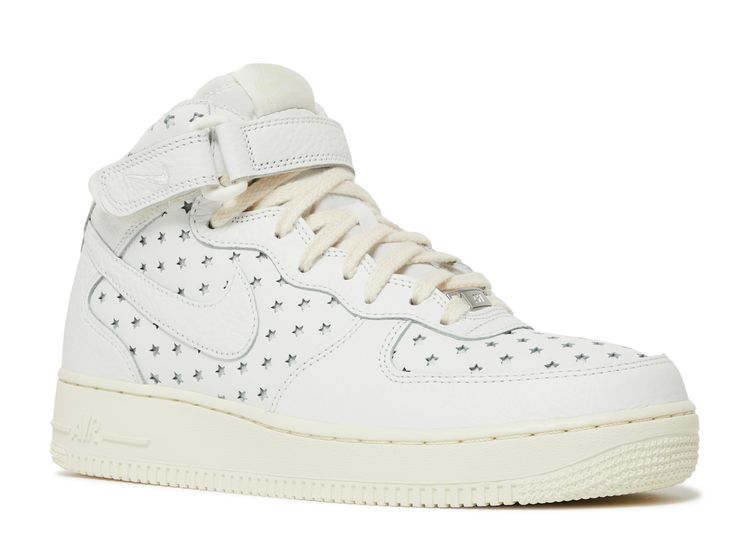 Wmns Air Force 1 Mid 'Cut Out Stars' - Nike - DV3451 100 - summit