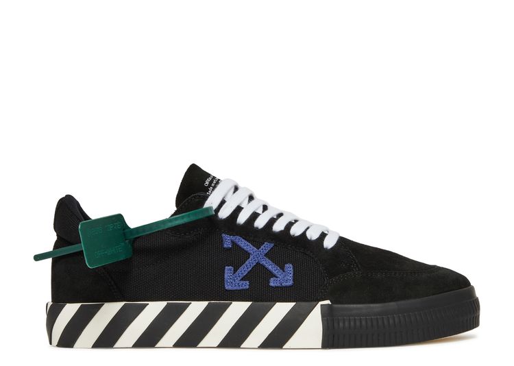 Off White Vulc Sneaker 'Black Navy Blue' - Off White - OMIA085S22LEA001 ...