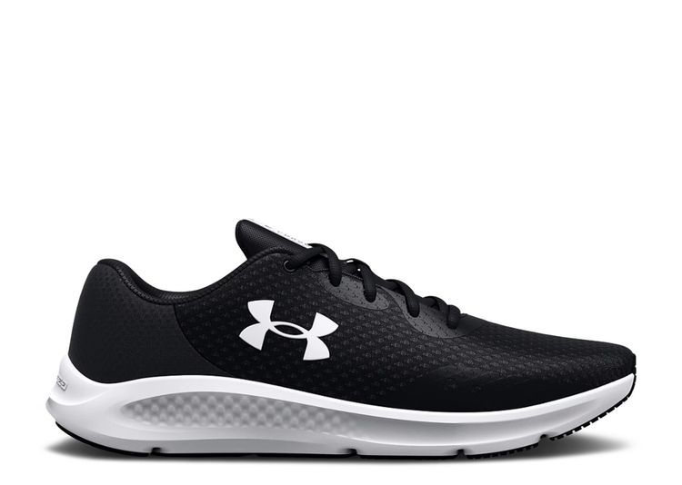 Charged Pursuit 3 4E Wide 'Black White' - Under Armour - 3025801 001 ...