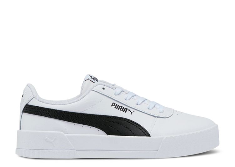 Wmns Carina Leather 'White Black' - Puma - 370325 33 - white/black ...