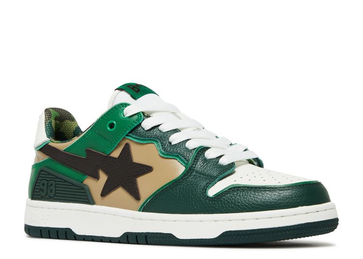 Sk8 Sta #2 'ABC Camo Green' - BAPE - 1I30191006 GRN - green