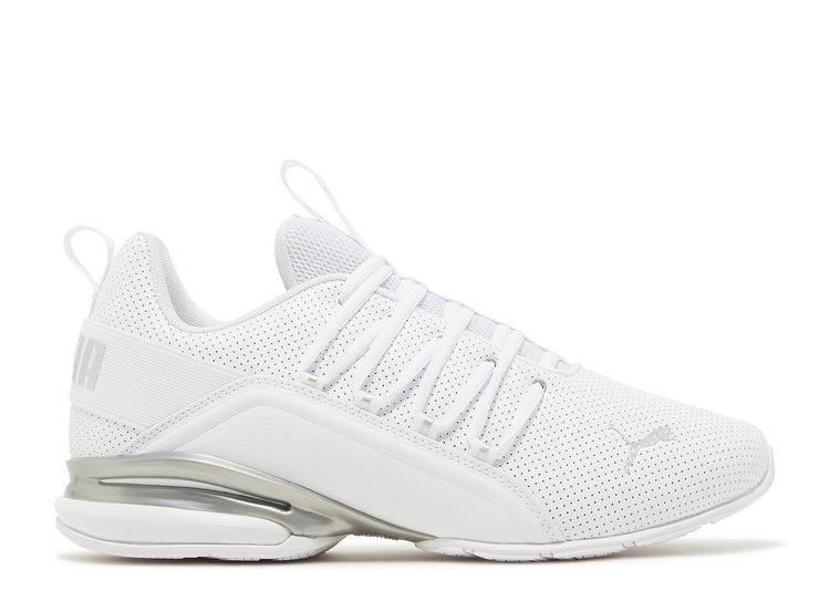 Axelion Perf Wide 'White Silver' - Puma - 194319 01 - white/silver ...