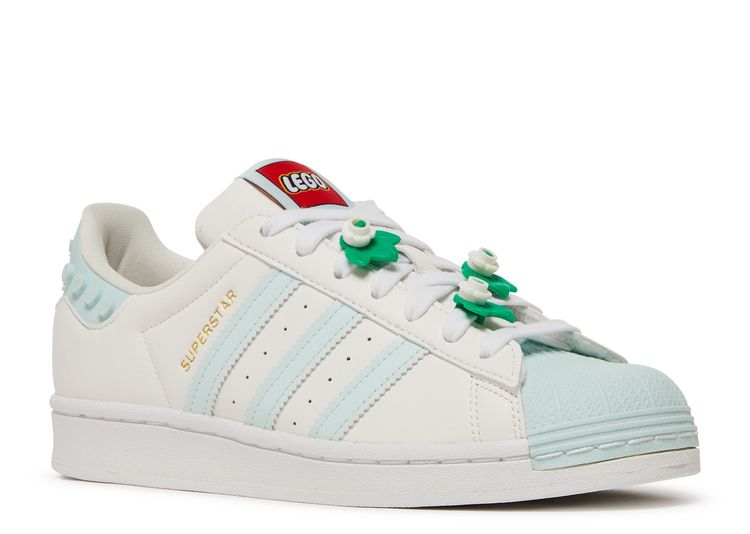 LEGO x Wmns Superstar 'Clear White Ice Mint'