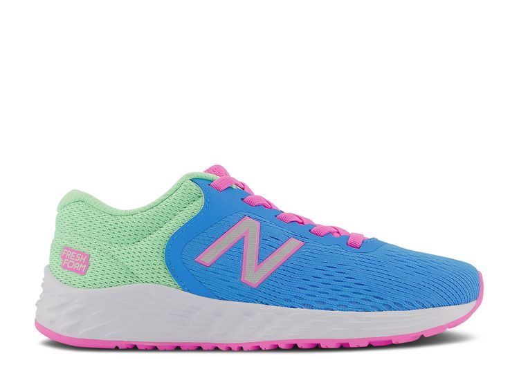 Fresh Foam Arishi V2 Bungee Little Kid 'Vibrant Sky Vibrant Spring Glow