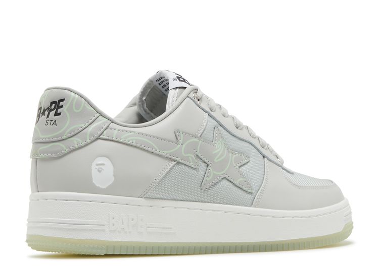 Bapesta 'Text Code Camo - Grey'