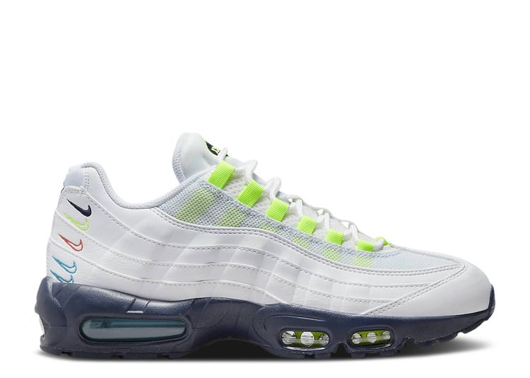 Air Max 95 EC 'Multi Color Swoosh' - Nike - DX1819 100 - white