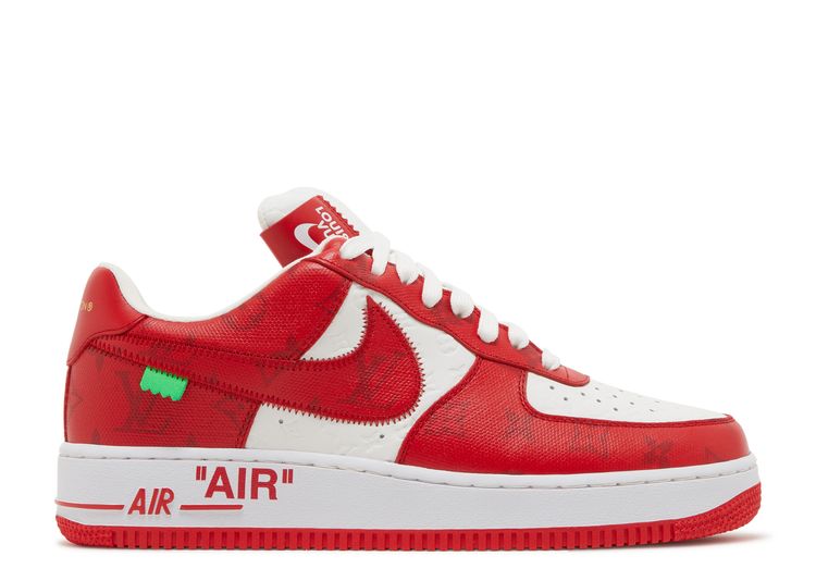 Benign fragment fireplace Louis Vuitton X Air Force 1 Low 'White Comet Red' - Nike - 1A9V WHITE RED -  white/comet red | Flight Club