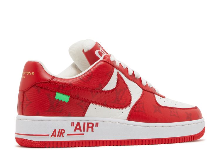 Louis vuitton Airforce 1 Red \ White 9.5 for Sale in West Hollywood