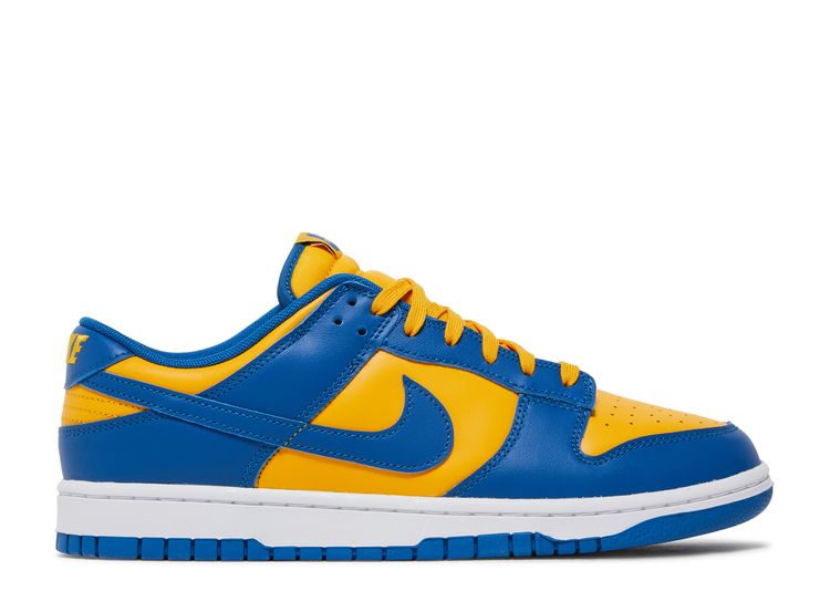 Nike Dunk Low Reverse Brazil Mens Lifestyle Shoes Yellow Green