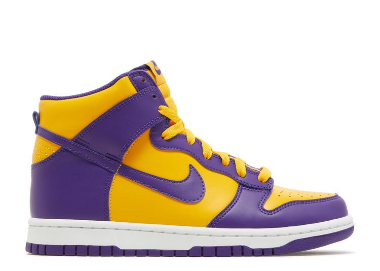 Dunk High GS 'Lakers' - Nike - DZ4454 500 - court purple/university ...