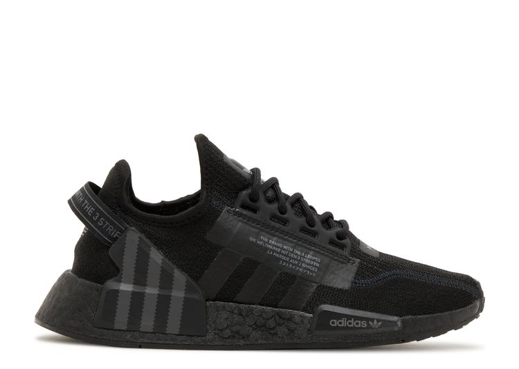 NMD_R1 V2 J 'Black Grey' - Adidas - FZ6238 - core black/core black/grey ...