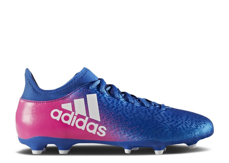 X 16.3 FG 'Blue Shock Pink' - Adidas - BB5641 - blue/footwear white ...