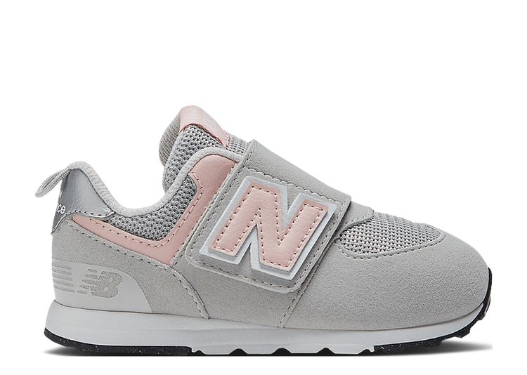 574 New B Hook & Loop Toddler Wide 'Rain Cloud Pink Haze' - New Balance ...