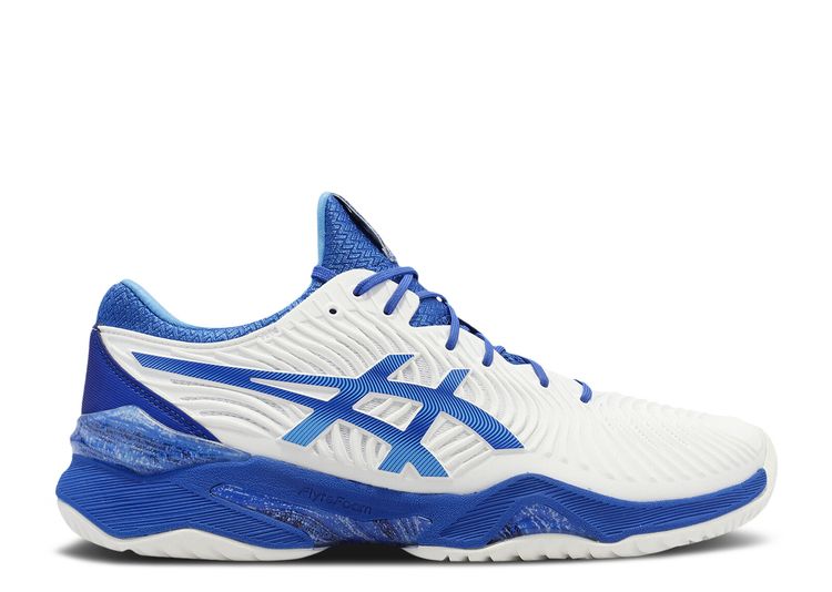 ASICS Court FF Novak 'White Tuna Blue' Sneaker | Men's Size 8.5