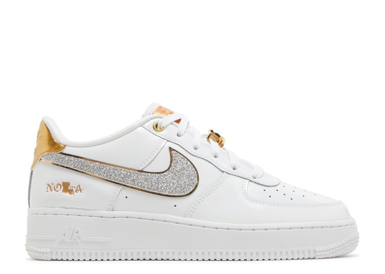 Nike Air Force 1 Womens /GS White Custom Multi Size AF1 Yellow 