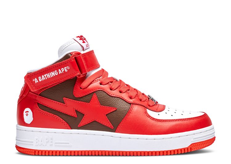 Bapesta Mid #2 'Red' - BAPE - 1I20191010 RED - red | Flight Club