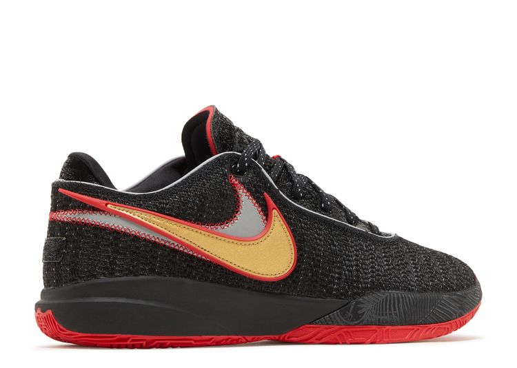 LeBron 20 'Trinity' - Nike - DJ5423 001 - black/black/university red ...