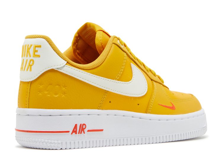 Nike Air Force 1 '07 Low SE Women's Shoes Yellow Ochre-Sail-White dq7582-700, Size: 6.5