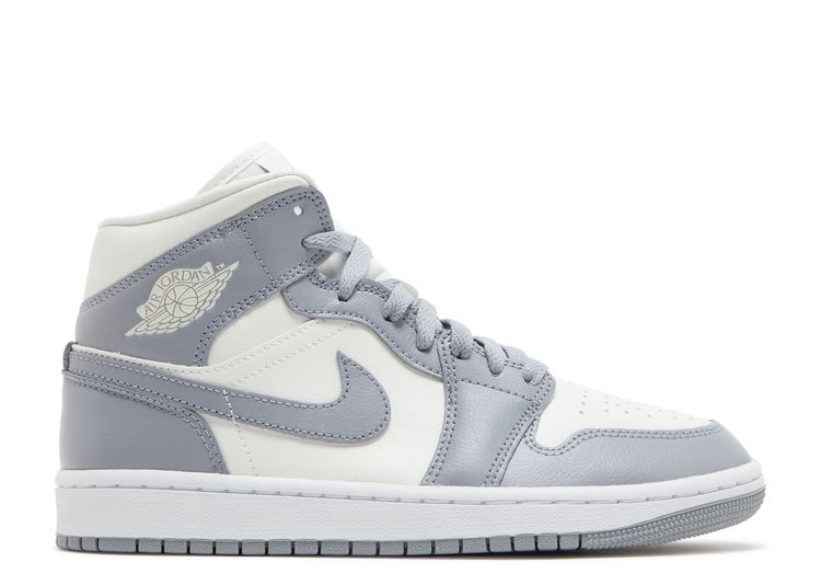 Wmns Air Jordan 1 Mid 'Stealth' - Air Jordan - BQ6472 115 - sail