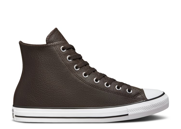 Converse Chuck Taylor All Star High Brown Leather Sneakers A01461C 