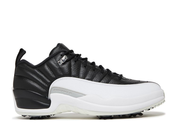 Air Jordan 12 Low "Playoffs" Golf Shoe Black/White DH4120-010 US  Men Size 9.5