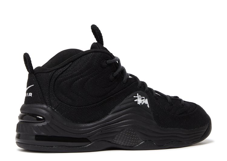 Stussy X Air Penny 2 'Black' - Nike - DQ5674 001 - black/cobalt