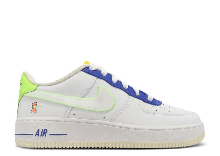 GS) Nike Air Force 1 LV8 'Player One - Ghost Green' FB1393-111