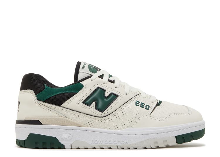 New Balance 550 White Green - ENDANGERED LA