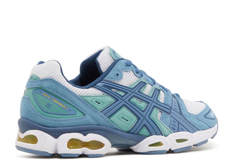 Gel Nimbus 9 'Grey Floss Aqua' - ASICS - 1201A584 101 - white/grey