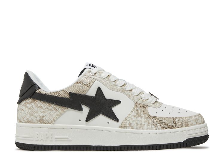 Bapesta 'Beige Snakeskin'