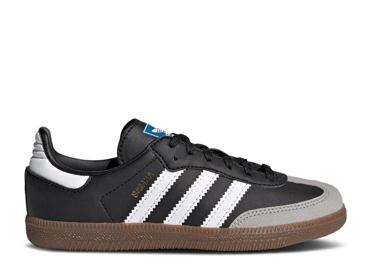 Samba OG J 'Black White Gum' - Adidas - GZ8349 - core black/cloud white ...