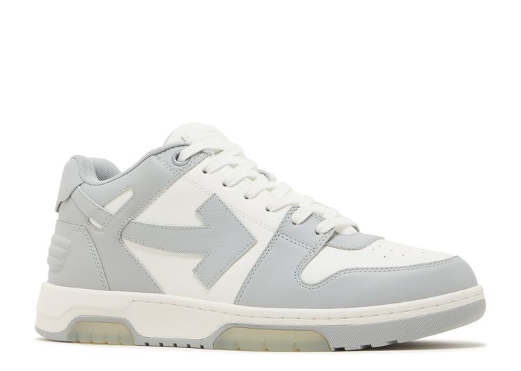Off White Out Of Office 'Grey White' - Off White - OMIA189S22LEA001 ...