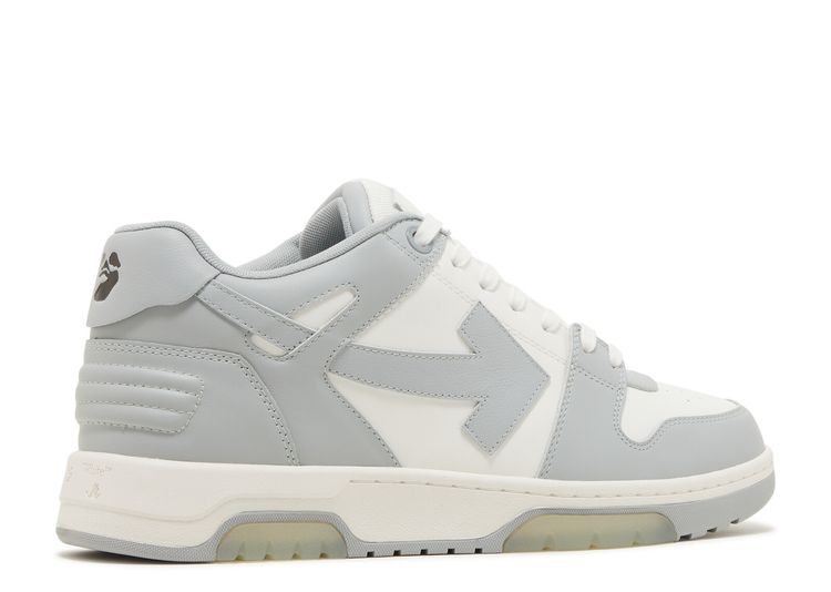 Off White Out Of Office 'Grey White' - Off White - OMIA189S22LEA001 ...