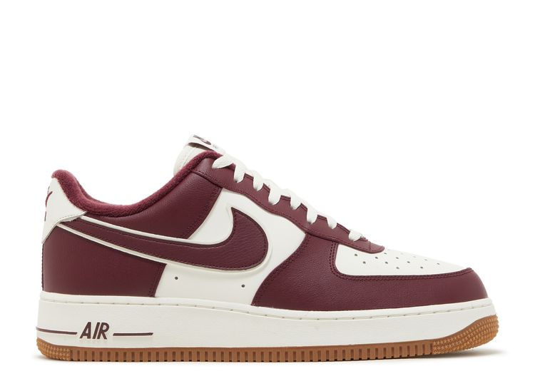 [DQ7659-102] Mens Nike Air Force 1 Low 'College Pack Night Maroon