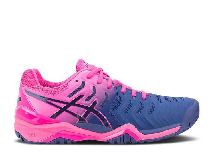 Wmns Gel Resolution 7 'Blue Print Pink' - ASICS - E751Y 400 - blue ...