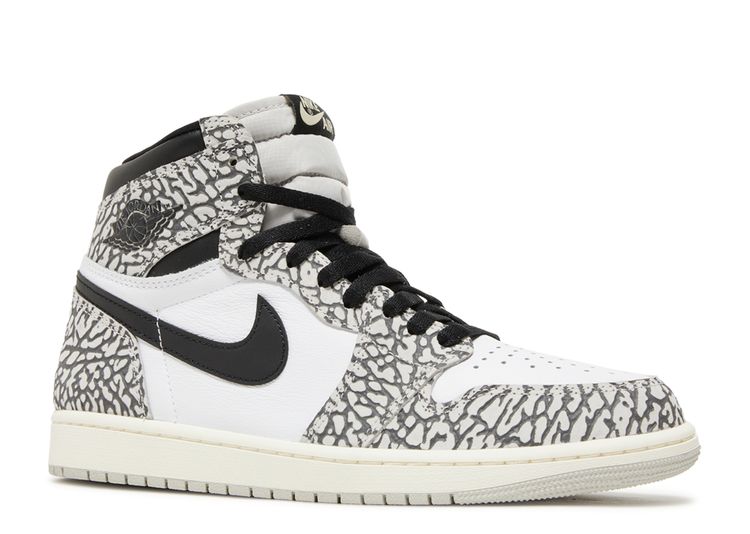 Air Jordan 1 Retro High OG 'White Cement' - Air Jordan